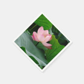 Wasserlilie Pink Serviette (Ecke)