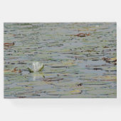 Wasserlilie Pond Blume I Gästebuch (Rückseite)