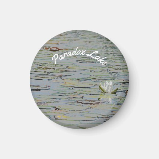 Wasserlilie Pond Blume I Magnet (Vorne)