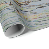 Wasserlilie Pond Blume Wrapping Paper Geschenkpapier (Rolleneckpunkt)