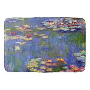 Wasserlilie Pond Claude Monet Kunstvoll wandern Badematte
