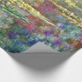 Wasserlilie Pond Claude Monet Kunstvoll wandern Geschenkpapier (Ecke)