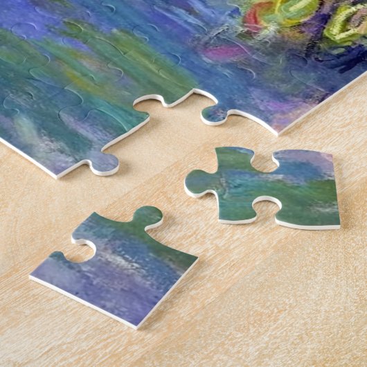Wasserlilie Pond Claude Monet Kunstvoll wandern Puzzle (Seite)