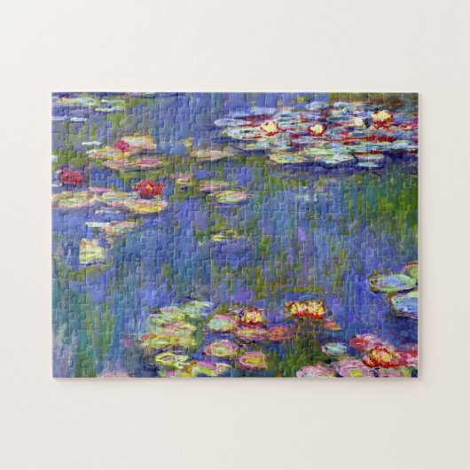 Wasserlilie Pond Claude Monet Kunstvoll wandern Puzzle (Horizontal)