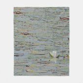 Wasserlilie Pond Lake Blume I Fleece Blanket (Vorderseite)