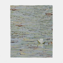 Wasserlilie Pond Lake Blume I Fleece Blanket