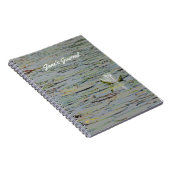 Wasserlilie Pond Lake Blume I SpiralNotebook Notizblock (Rechte Seite)