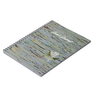 Wasserlilie Pond Lake Blume I SpiralNotebook Notizblock