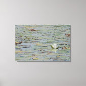 Wasserlilie Pond See Blume I Canvas Print Leinwanddruck (Vorderseite)
