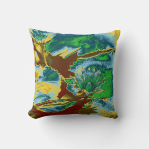 Wasserlilie Pop Art Kissen