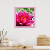 Wasserlilie Poster (Küche)