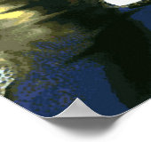 Wasserlilie Poster (Ecke)