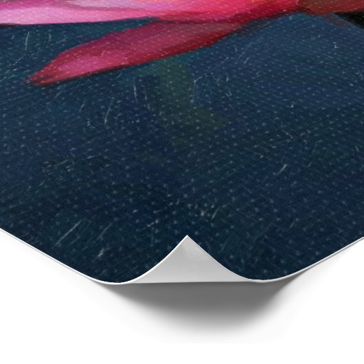 Wasserlilie Poster (Ecke)