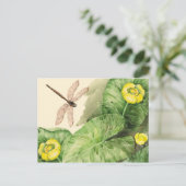 Wasserlilie Postkarte (Stehend Vorderseite)