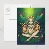 "Wasserlilie" Postkarte (Vorne/Hinten)