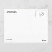 Wasserlilie Postkarte (Rückseite)