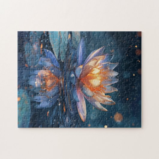 Wasserlilie Puzzle (Horizontal)