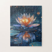 Wasserlilie Puzzle (Vertikal)