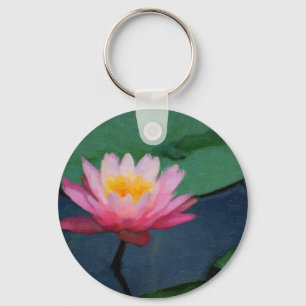 Wasserlilie Schlüsselanhänger