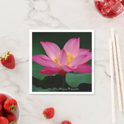 Wasserlilie Serviette (Beispiel)