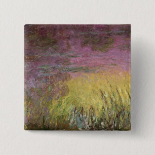 Wasserlilie-Sonnenuntergang Claudes Monet , Button