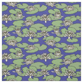 Wasserlilie Stoff (Muster)