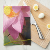 Wasserlilie Teetuch Geschirrtuch (Viertel Falte)