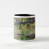 Wasserlilie-Teich Claudes Monet |: Rosa Harmony, Zweifarbige Tasse (Mittel)