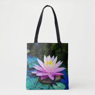 Wasserlilie Teichtasche Tasche