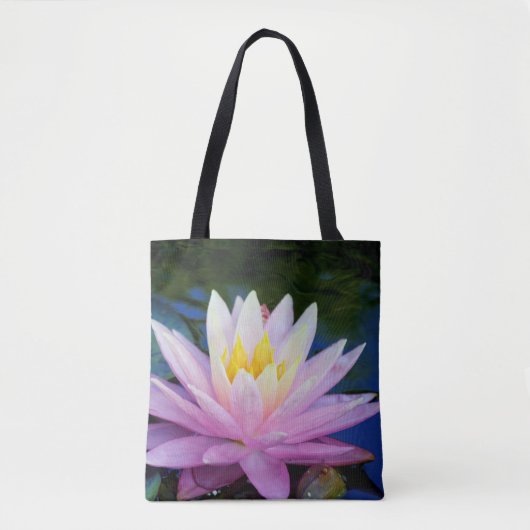 Wasserlilie Tote Bag Tasche (Vorderseite)
