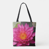 Wasserlilie Tote Bag Tasche (Rückseite)