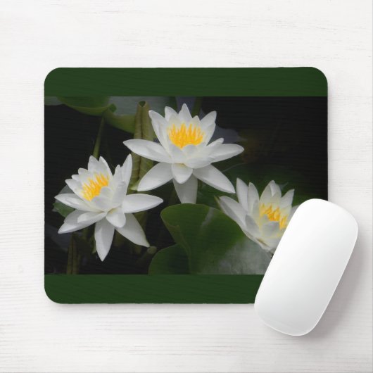 Wasserlilie Trio Mousepad (Mit Mouse)