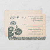 Wasserlilie und Dragonfly-UAWG Einladung (Vorne/Hinten)