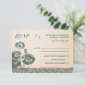 Wasserlilie und Dragonfly-UAWG Einladung (Stehend Vorderseite)