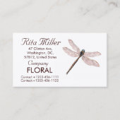 Wasserlilie Visitenkarte (Vorderseite)