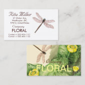 Wasserlilie Visitenkarte (Vorne/Hinten)