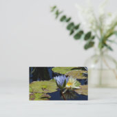 Wasserlilie Visitenkarte (Stehend Vorderseite)