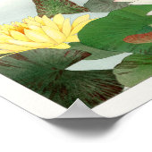 Wasserlilie von Tanigami Konan Poster (Ecke)