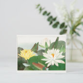 Wasserlilie von Tanigami Konan Postkarte (Stehend Vorderseite)