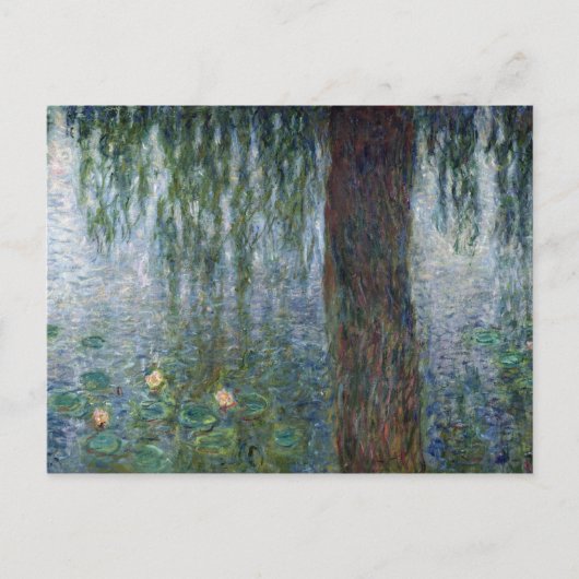 Wasserlilie-weinende Weiden Claudes Monet | Postkarte (Vorderseite)