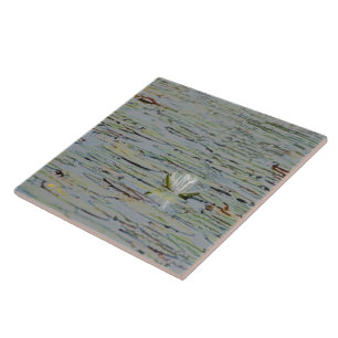 Wasserlilie Wildblume Keramik Fliese