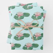 Wasserlilie Wrapping Paper Geschenkpapier Set (Beispiel)