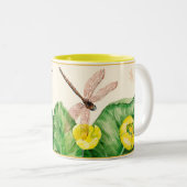 Wasserlilie Zweifarbige Tasse (VorderseiteRechts)