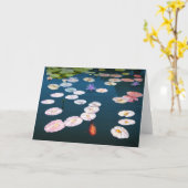 Wasserlilieanmerkungskarte Karte (Gelbe Blume)
