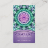 WasserlilieMandala Visitenkarte (Vorderseite)