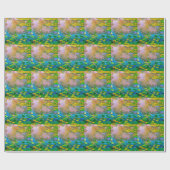 Wasserlilien-013 Geschenkpapier (Flach)