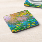 Wasserlilien-013 Getränkeuntersetzer (Linke Seite)