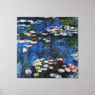 Wasserlilien; 1914 durch Monet Leinwanddruck