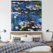 Wasserlilien; 1914 von Monet Leinwanddruck (Insitu (Schlafzimmer))