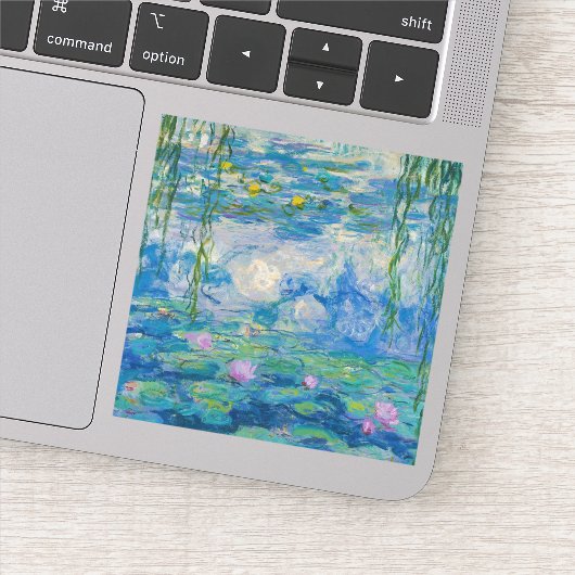 Wasserlilien, 1916-1919 von Claude Monet Aufkleber (Detail)
